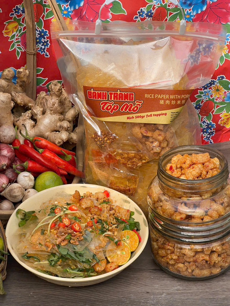 BÁNH TRÁNG TÓP MỠ MUỐI HÀNH PHI (HỦ 300G)