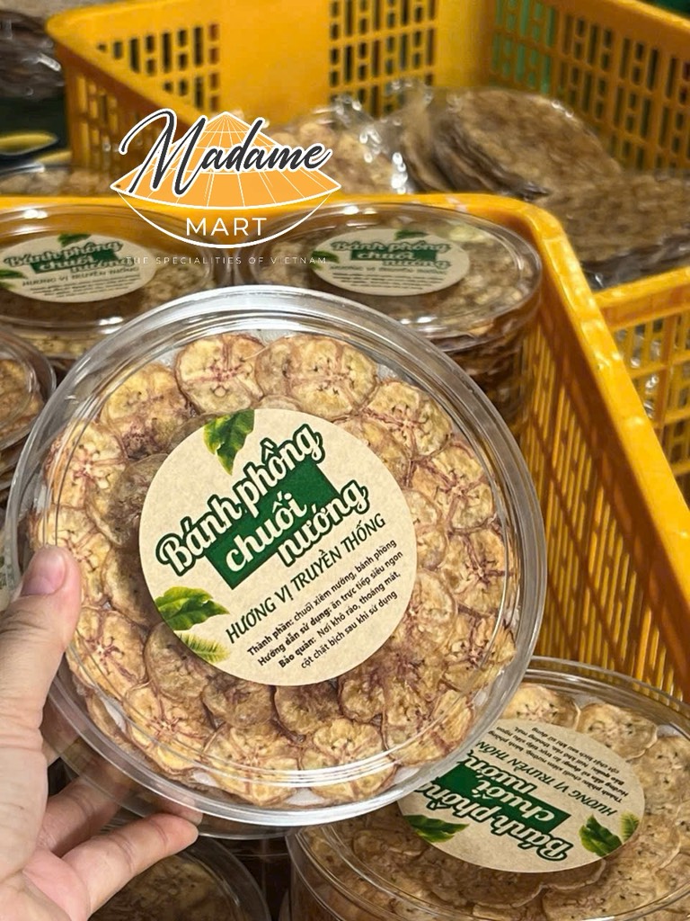 BÁNH PHỒNG CHUỐI NƯỚNG (Hộp 10 Bánh)