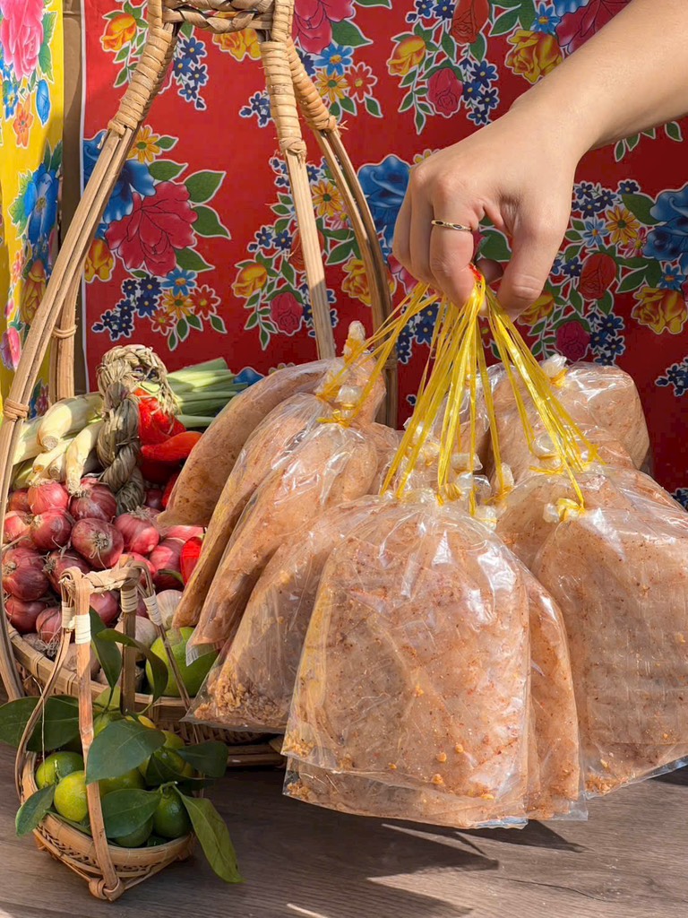 BÁNH TRÁNG SATE MUỐI TỎI (SET 10 BỊCH)