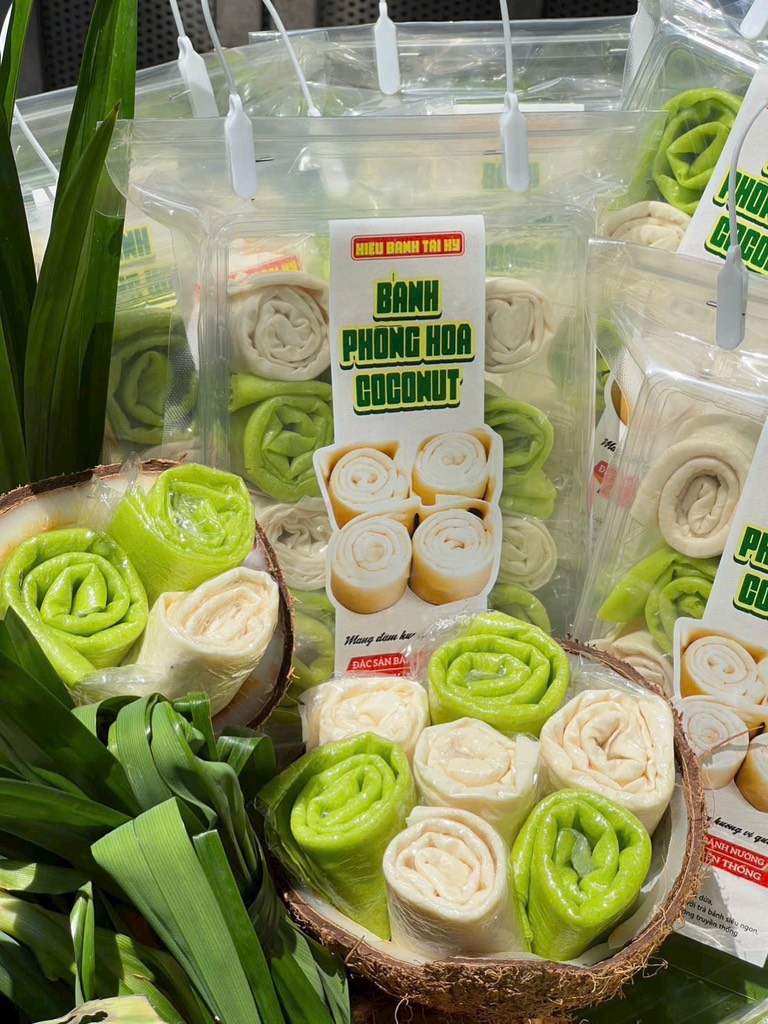 BÁNH PHỒNG HOA COCONUT