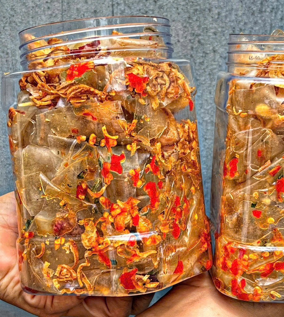 BT DẺO SATE TỎI CAY PHƠI SƯƠNG