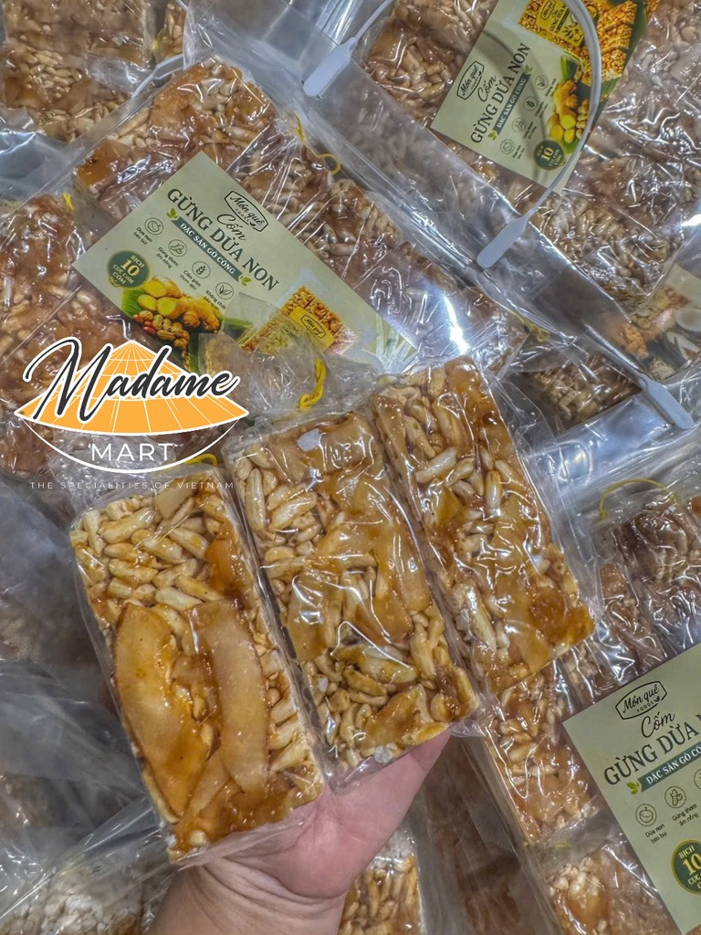 CỐM GỪNG DỪA NON
