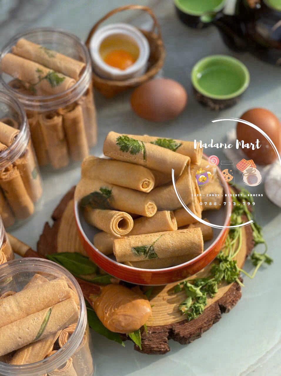 BÁNH ỐNG NGÒ NHÂN BƠ ĐẬU PHỘNG