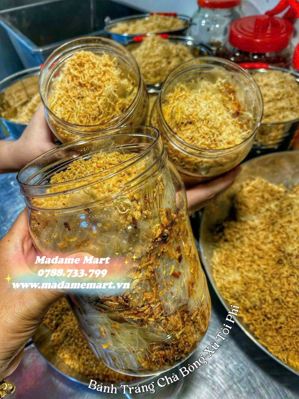 BÁNH TRÁNG CHÀ BÔNG XÙ TỎI