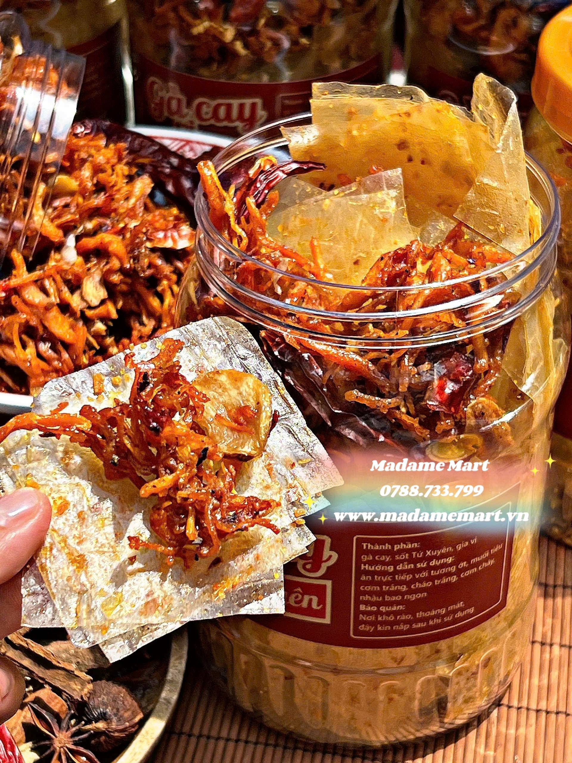 BÁNH TRÁNG KHÔ GÀ TỨ XUYÊN (Hũ 300G)