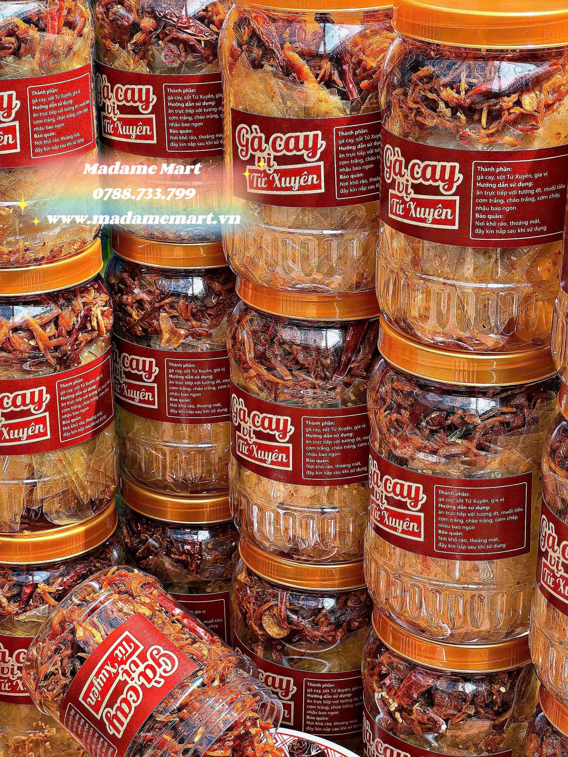 BÁNH TRÁNG KHÔ GÀ TỨ XUYÊN (Hũ 300G)