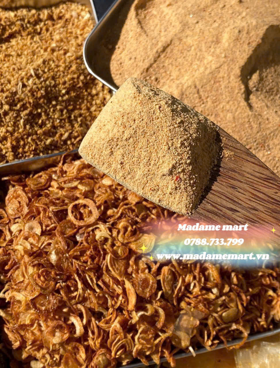 BÁNH TRÁNG LÁ TỎI HÀNH PHI CHAY (Hủ 300G)