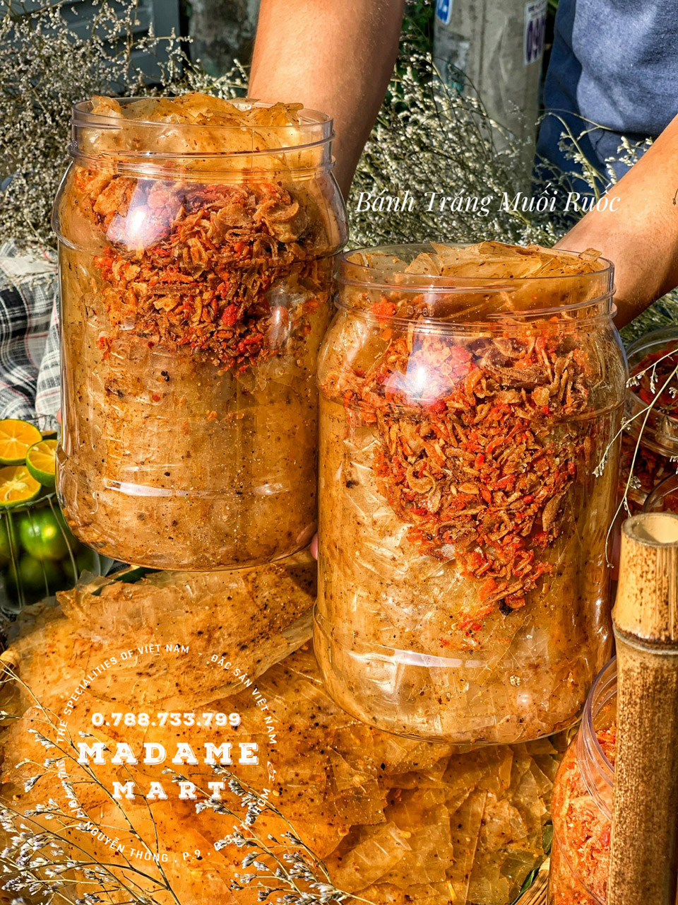 BÁNH TRÁNG MUỐI RUỐC
