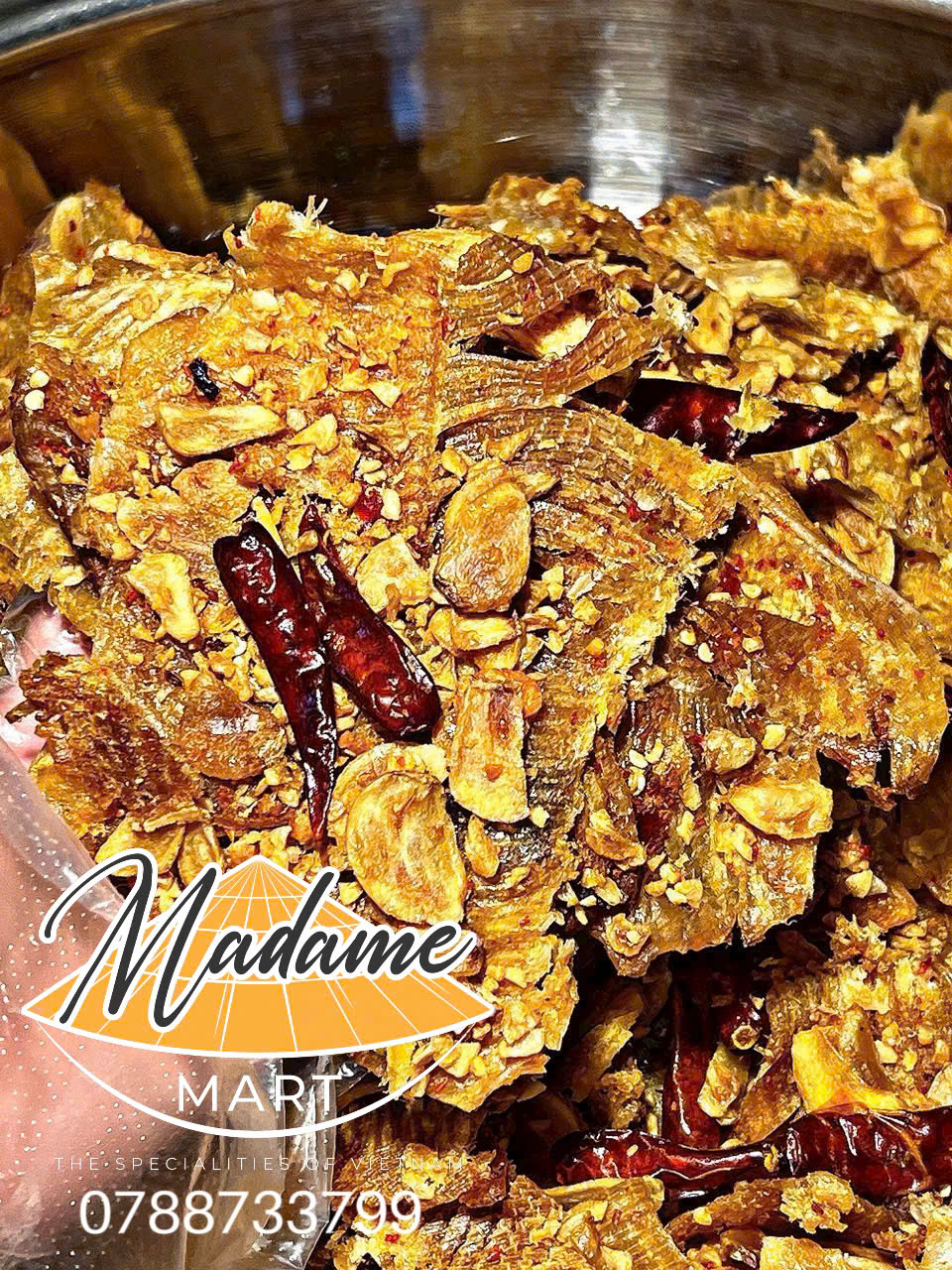 BÁNH TRÁNG VI CÁ ĐUỐI BƠ TỎI (Hộp 300G)