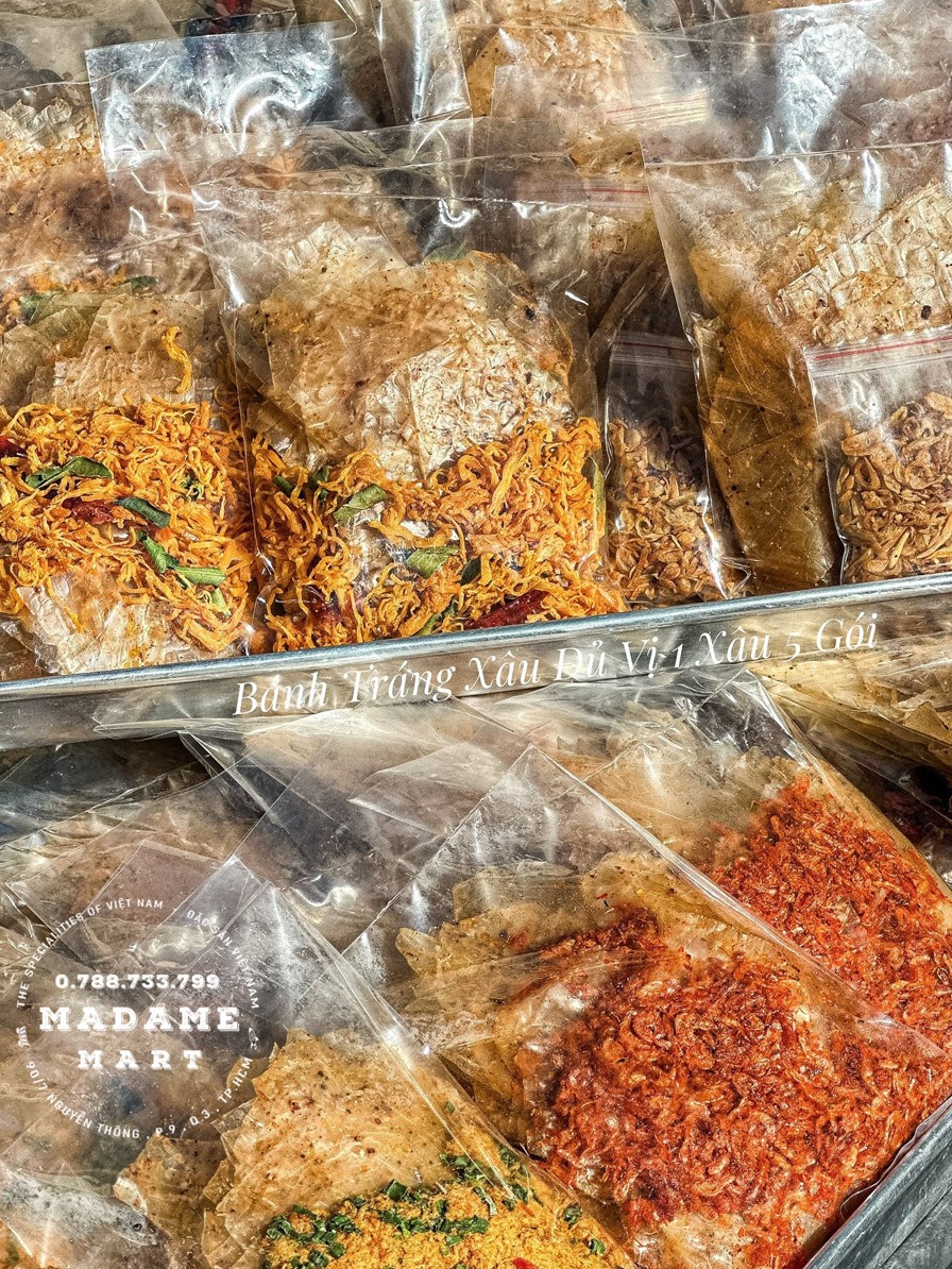 BÁNH TRÁNG XÂU ĐỦ VỊ