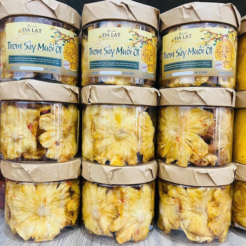 THƠM MẬT SẤY ỚT KHÔNG ĐƯỜNG (250G)