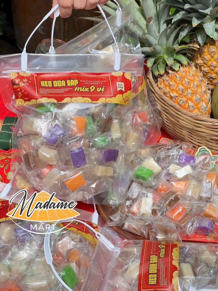 KẸO DỪA SÁP MIX 9 VỊ