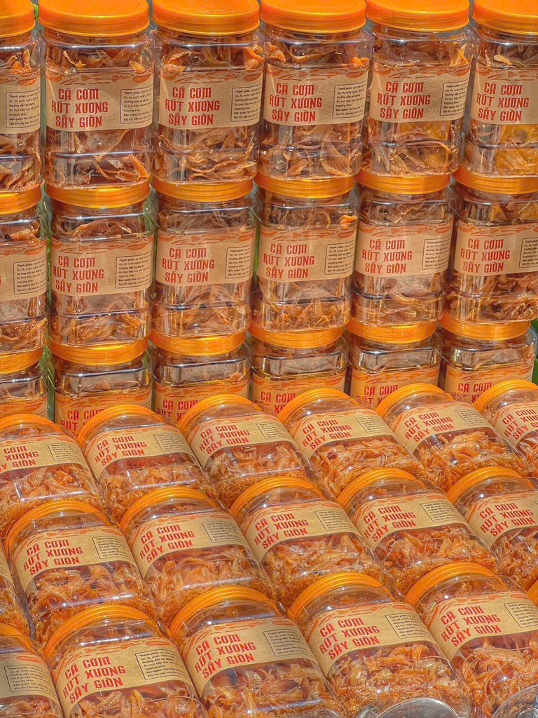 CÁ CƠM RÚT XƯƠNG SẤY GIÒN (Hũ 300G)