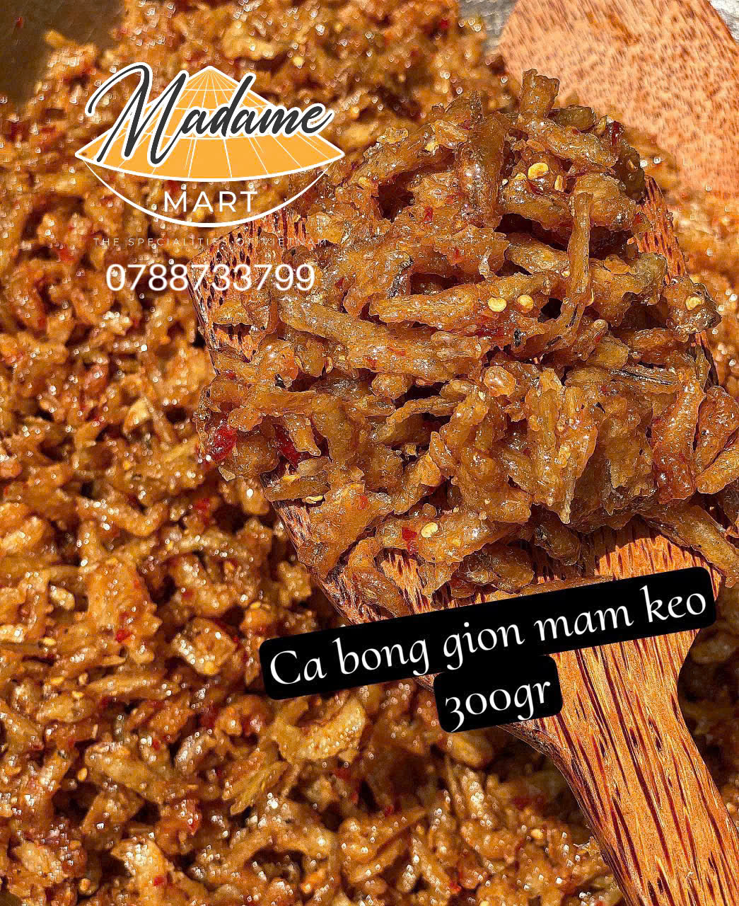 CÁ BỐNG GIÒN MẮM KẸO (Hũ 300G)