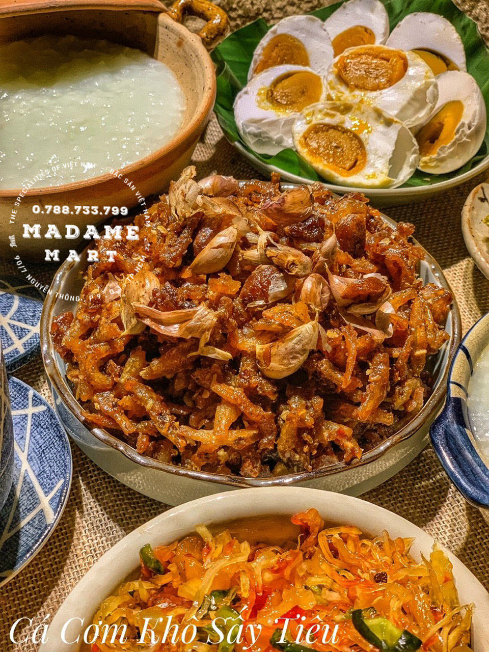 CÁ CƠM KHO SẤY TIÊU 350GR