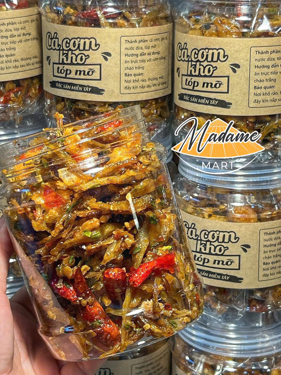 CÁ CƠM KHO TÓP MỠ (Hũ 300G)