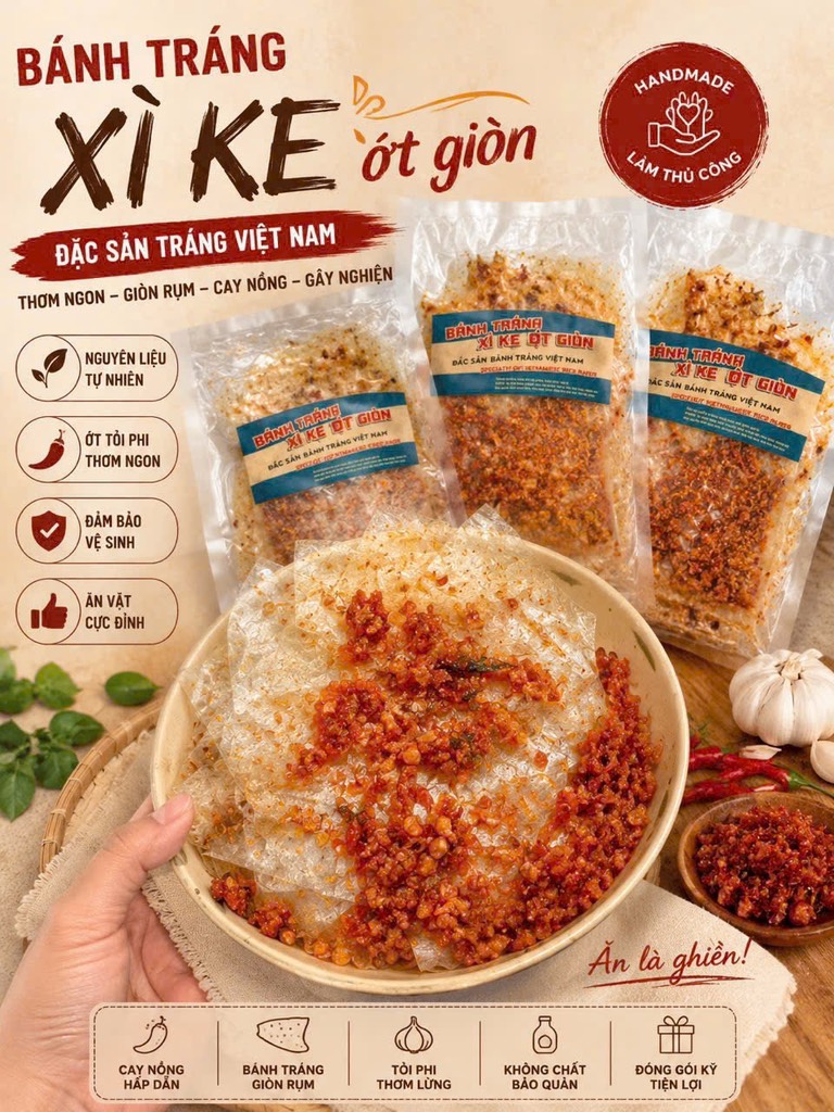 BÁNH TRÁNG XÌ KE BỘT GIÒN