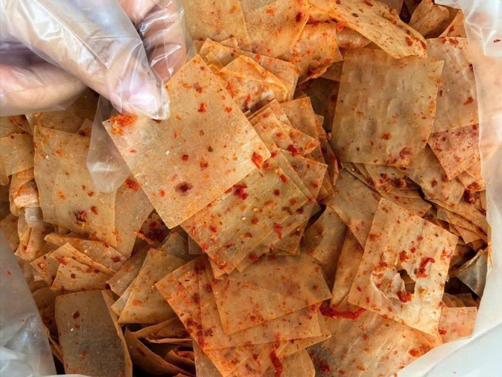 BÁNH TRÁNG BÒ TỎI CHUA CAY