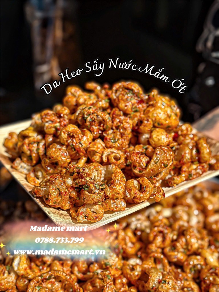 DA HEO SẤY NƯỚC MẮM ỚT (Gói 250G)