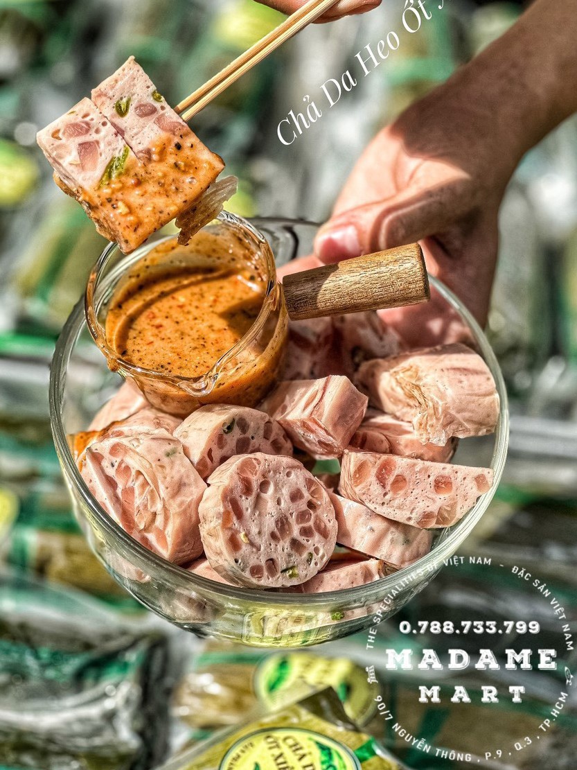 CHẢ DA HEO ỚT XIÊM XANH