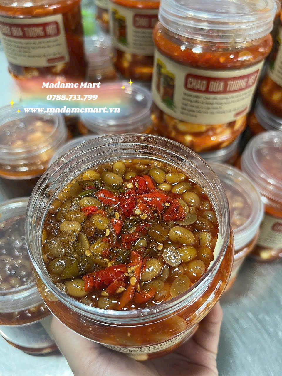 CHAO ỚT XIÊM TƯƠNG HỘT (Hộp 800G)