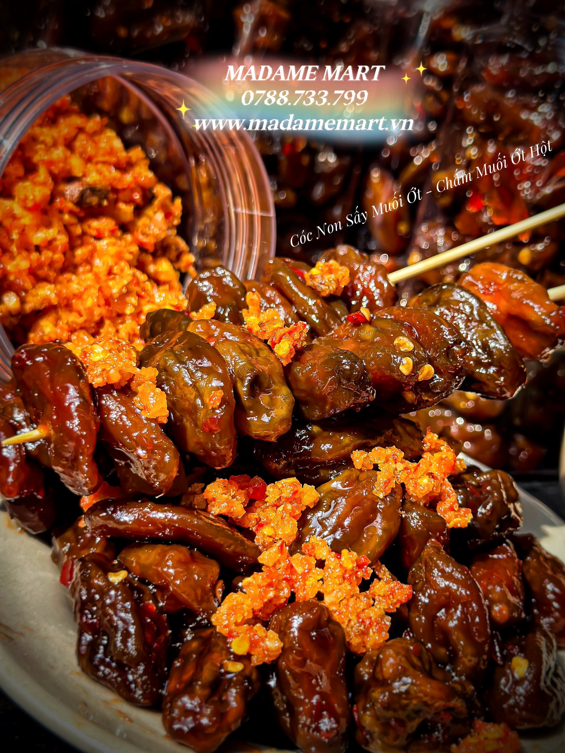 CÓC MUỐI ỚT 500G (Kèm Muối Ớt Hột)