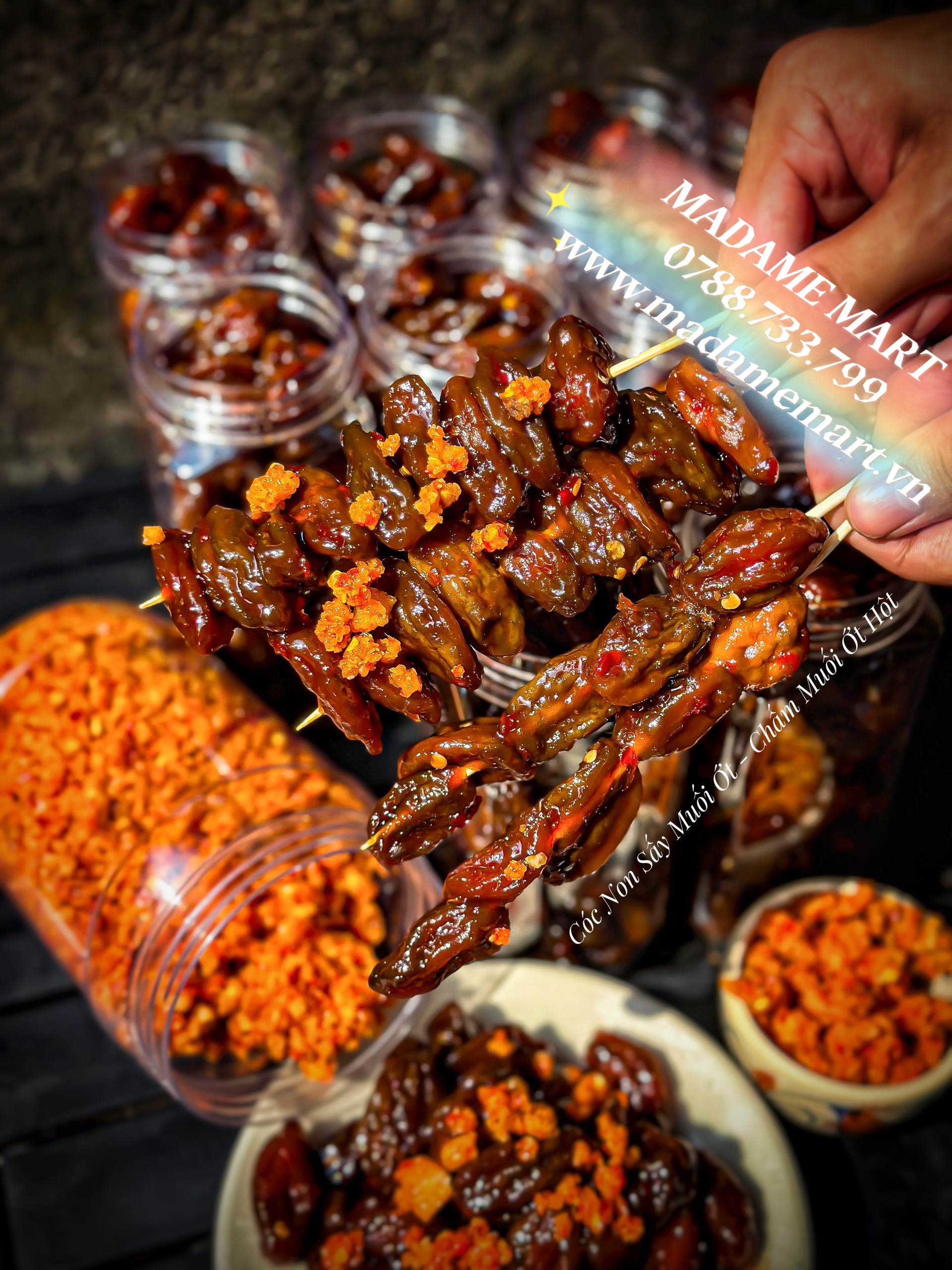 CÓC MUỐI ỚT 500G (Kèm Muối Ớt Hột)