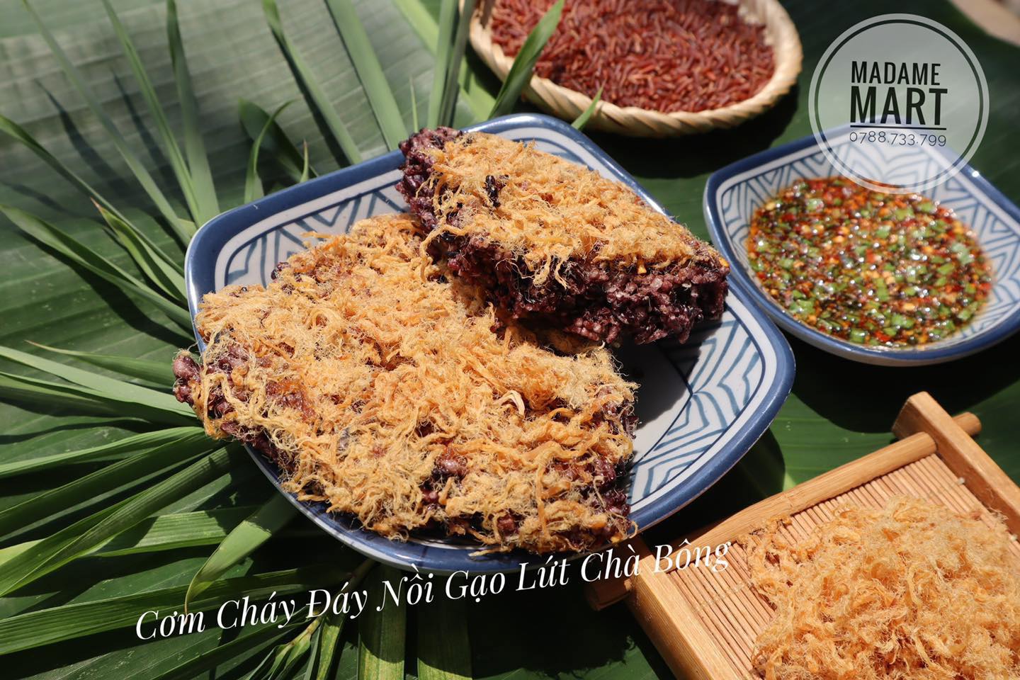 CƠM CHÁY GẠO LỨT CHÀ BÔNG ĐÁY NỒI 500G