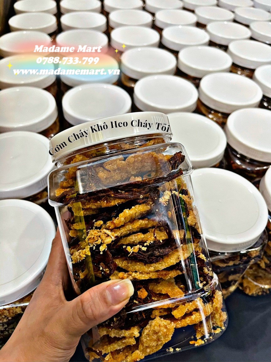 CƠM CHÁY KHÔ HEO TỎI (HỦ 450G)