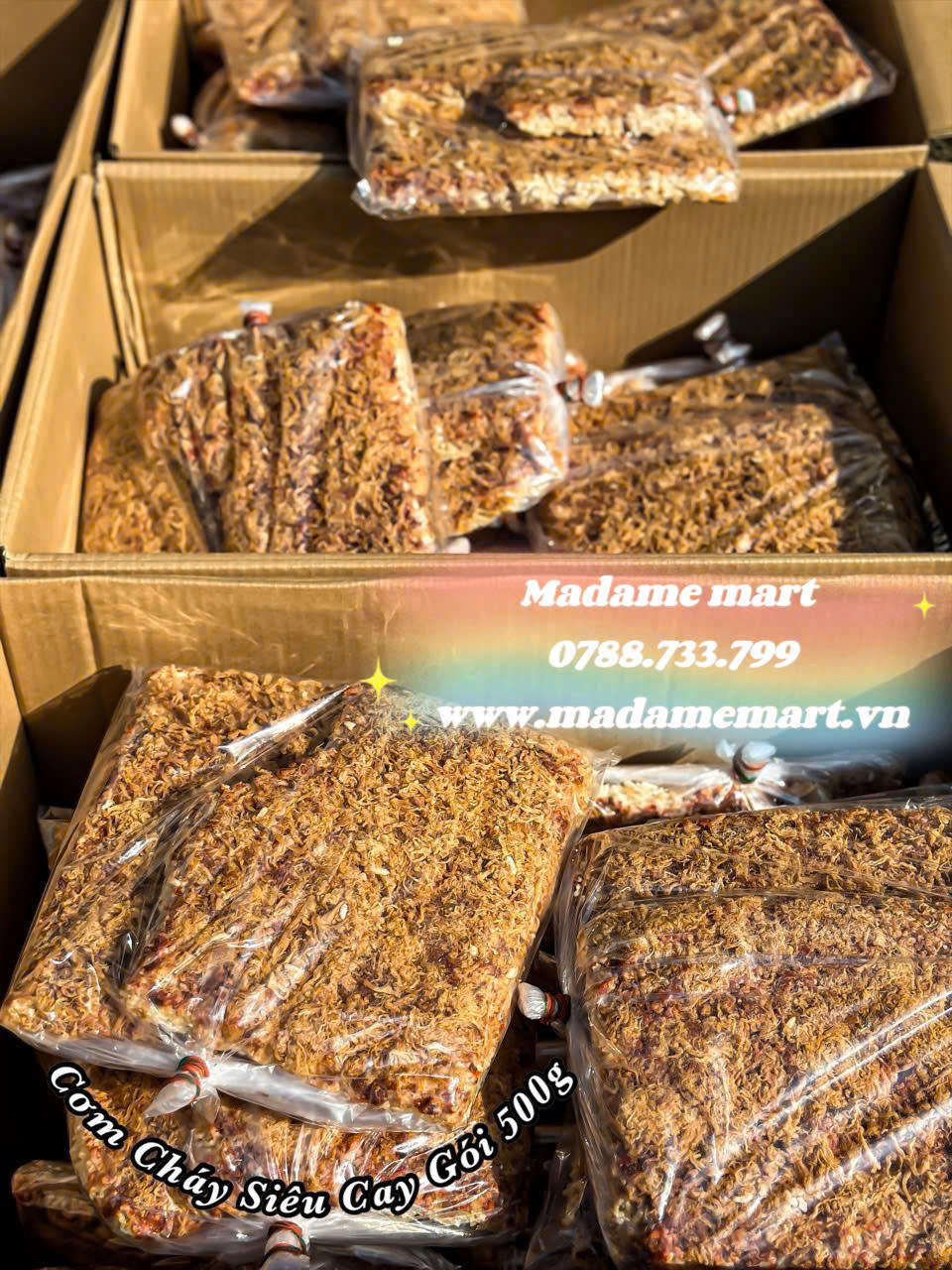 CƠM CHÁY SIÊU CAY (Gói 500G)