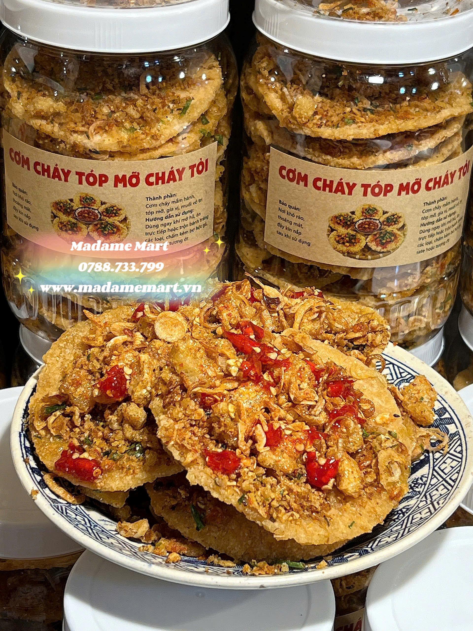 CƠM CHÁY TÓP MỠ HÀNH PHI MUỐI TÔM (Hũ 500G)