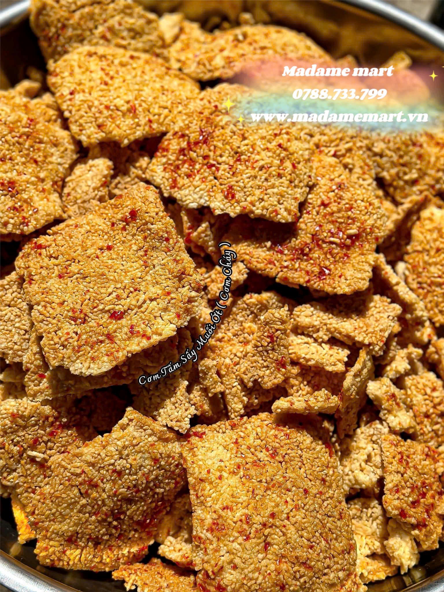 CƠM TẤM SẤY MUỐI ỚT (Gói 500G)
