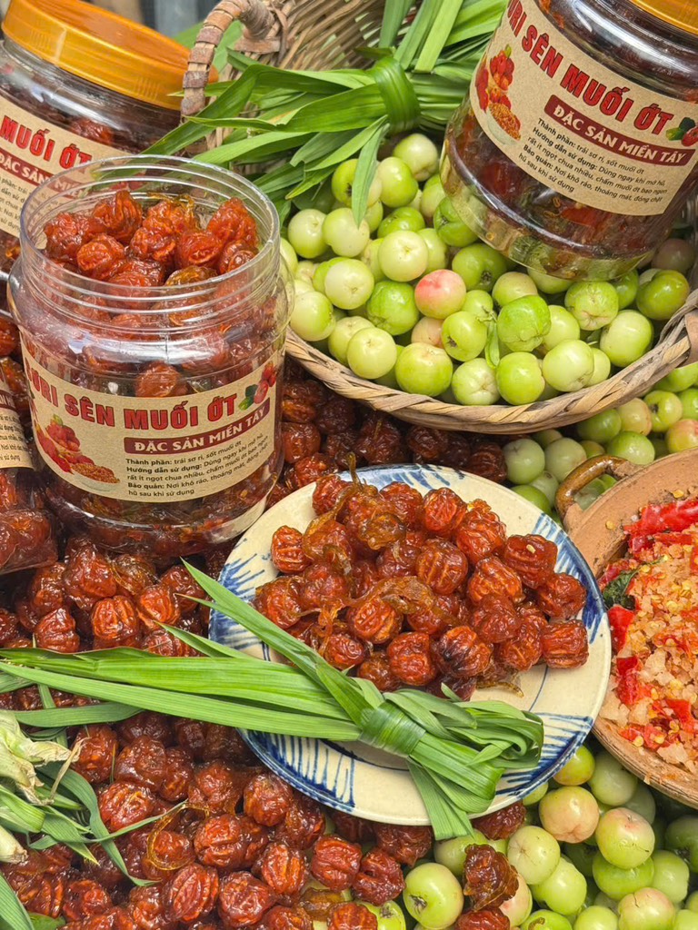 MỨT SƠRI SÊN MUỐI ỚT