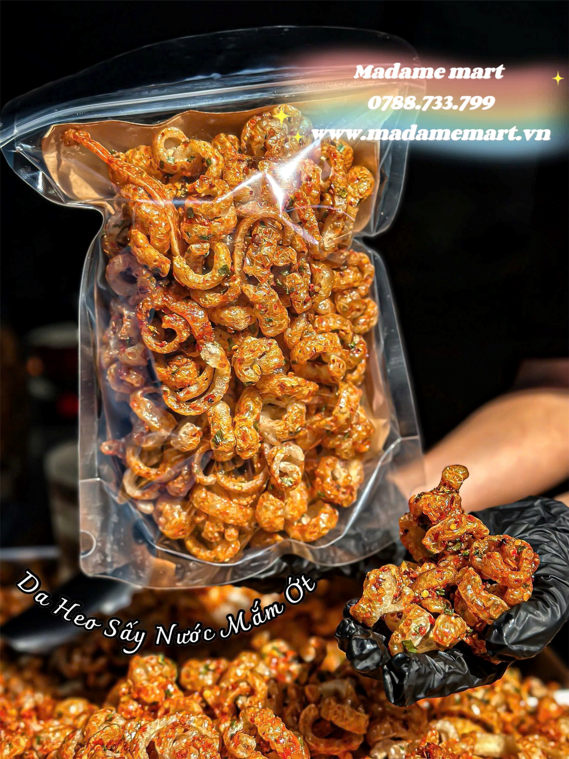 DA HEO SẤY NƯỚC MẮM ỚT (Gói 250G)