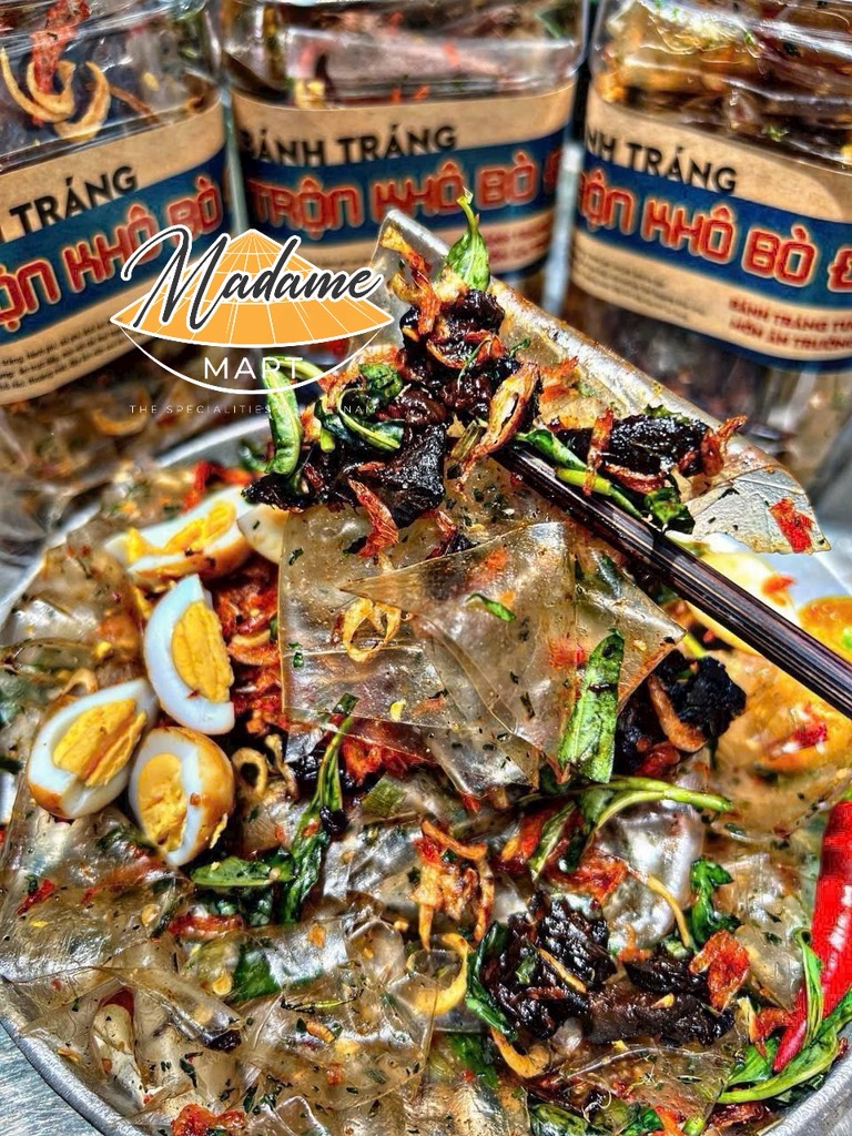 BÁNH TRÁNG KHÔ BÒ ĐEN