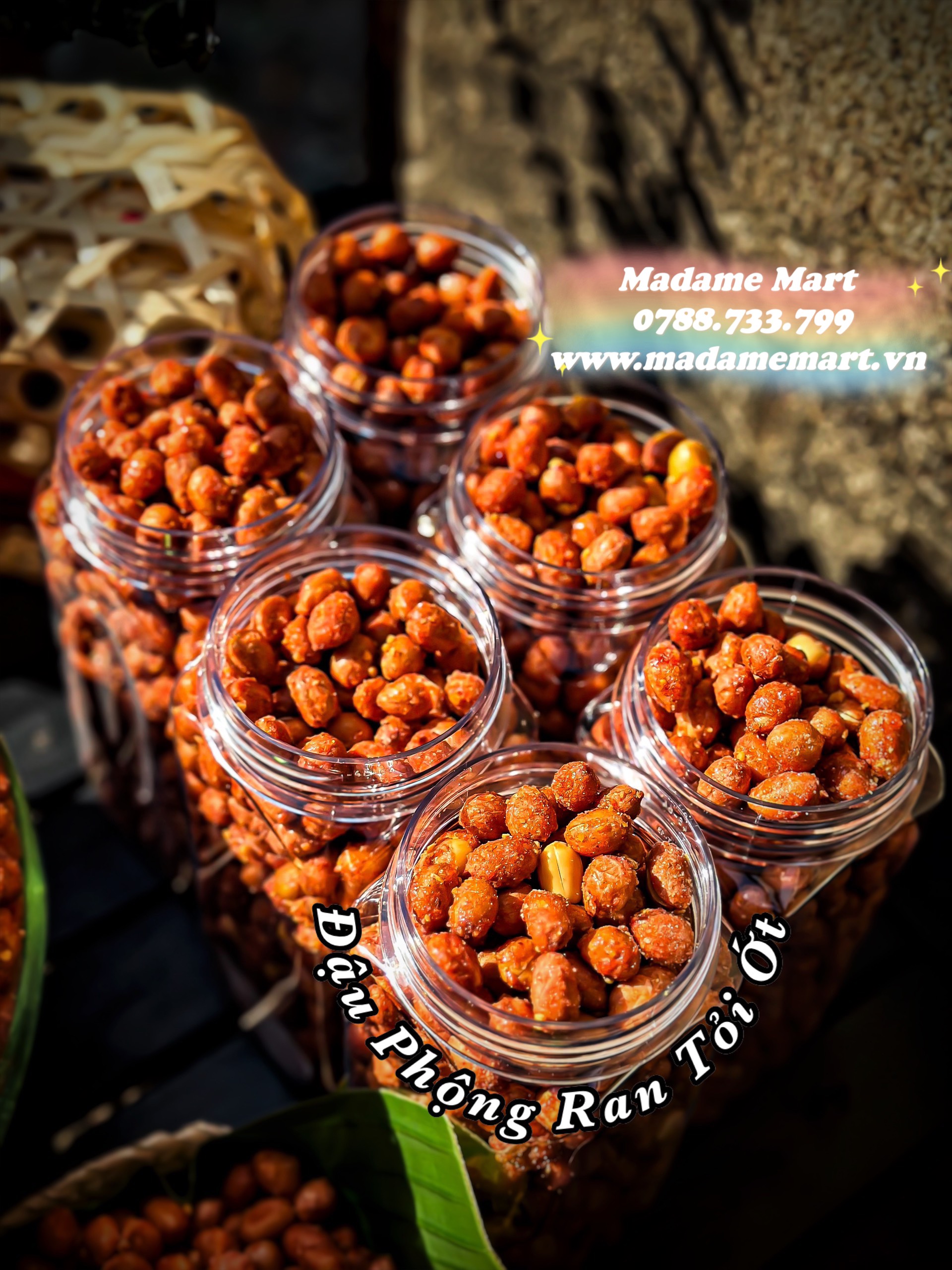 ĐẬU PHỘNG RANG TỎI ỚT (HỦ 350G)