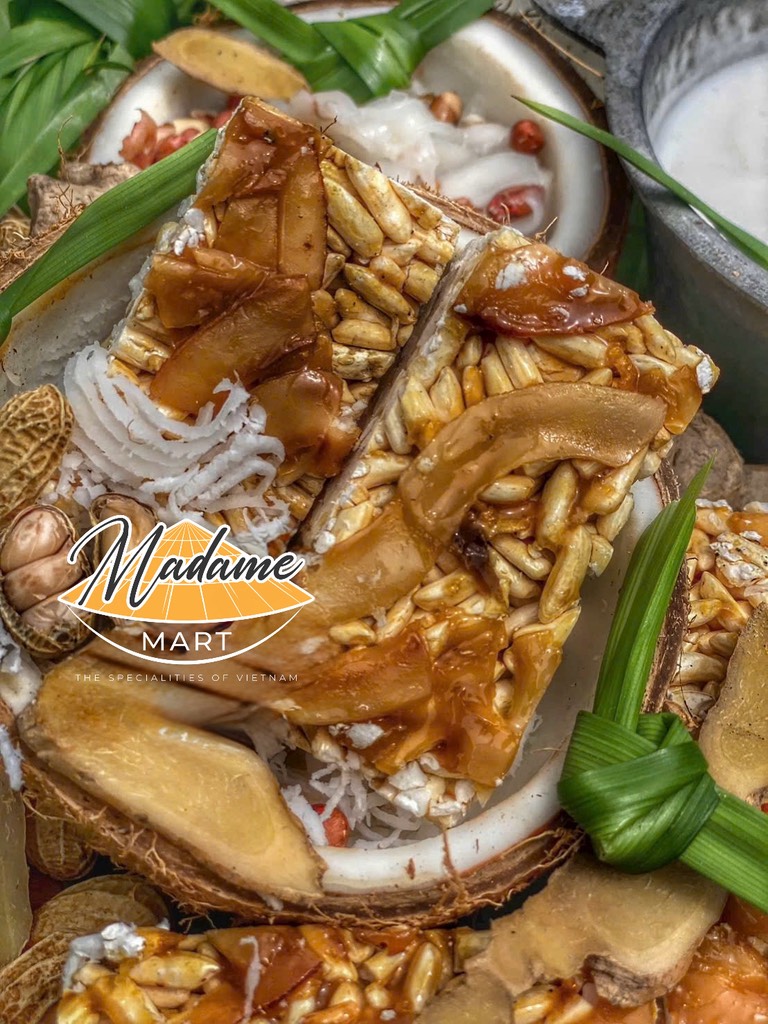 CỐM GỪNG DỪA NON