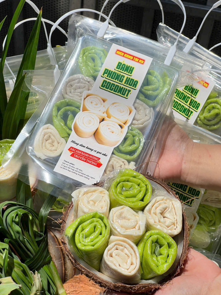 BÁNH PHỒNG HOA COCONUT