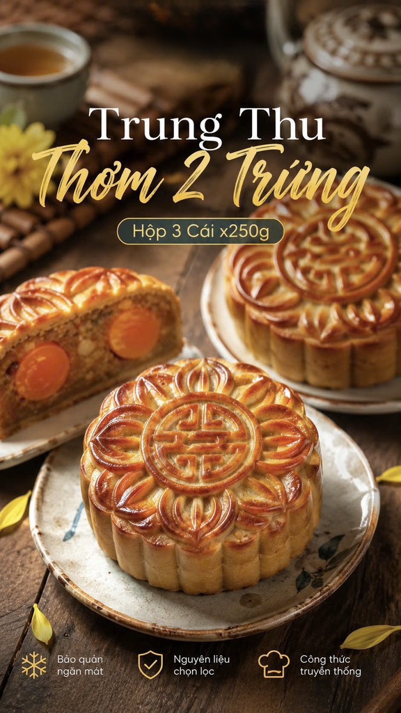 TRUNG THU THƠM 2 TRỨNG (cái 220-250gr)