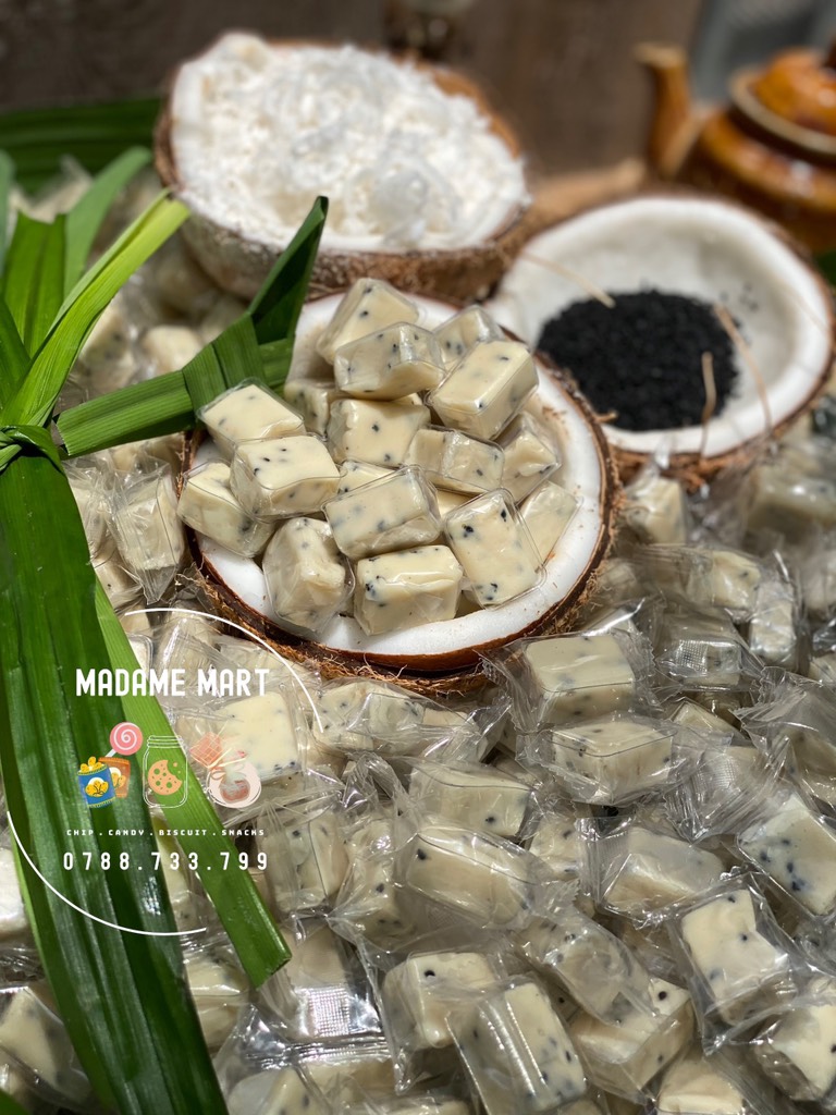 KẸO DỪA SÁP MÈ ĐEN