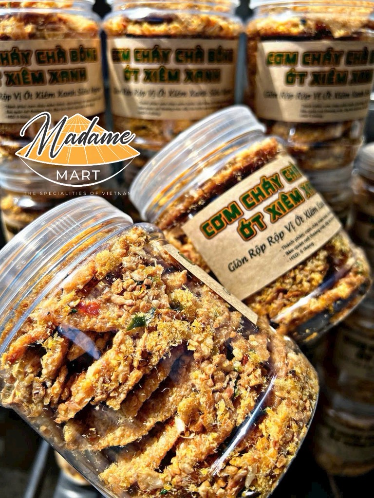 CƠM CHÁY CHÀ BÔNG ỚT XIÊM XANH