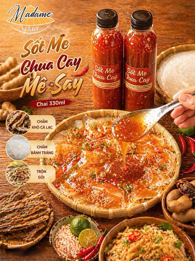 SỐT ME CHUA CAY