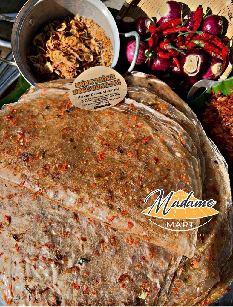 BÁNH TRÁNG DẺO RUỐC HÀNH PHI (XẤP)