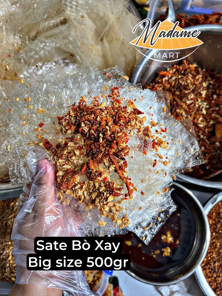 BÁNH TRÁNG SATE BÒ XAY