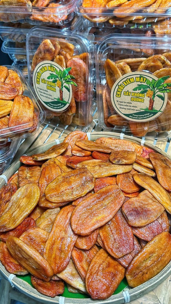 CHUỐI XIÊM MẬT SẤY KHÔNG ĐƯỜNG