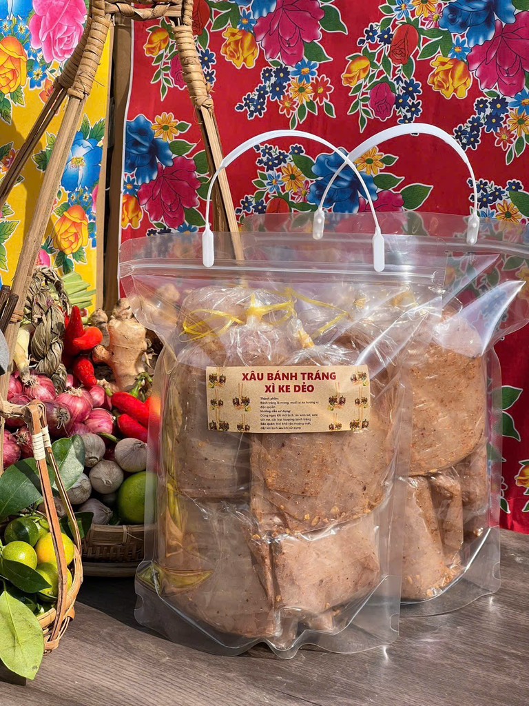 BÁNH TRÁNG SATE MUỐI TỎI (SET 10 BỊCH)