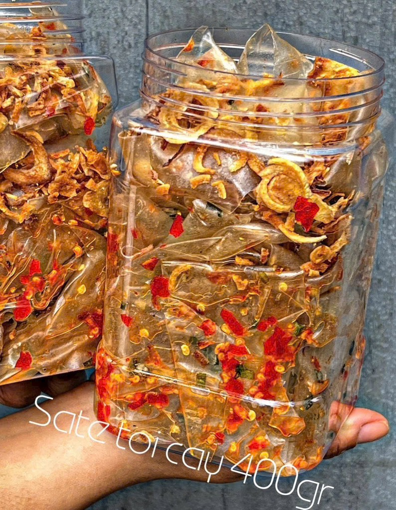 BT DẺO SATE TỎI CAY PHƠI SƯƠNG
