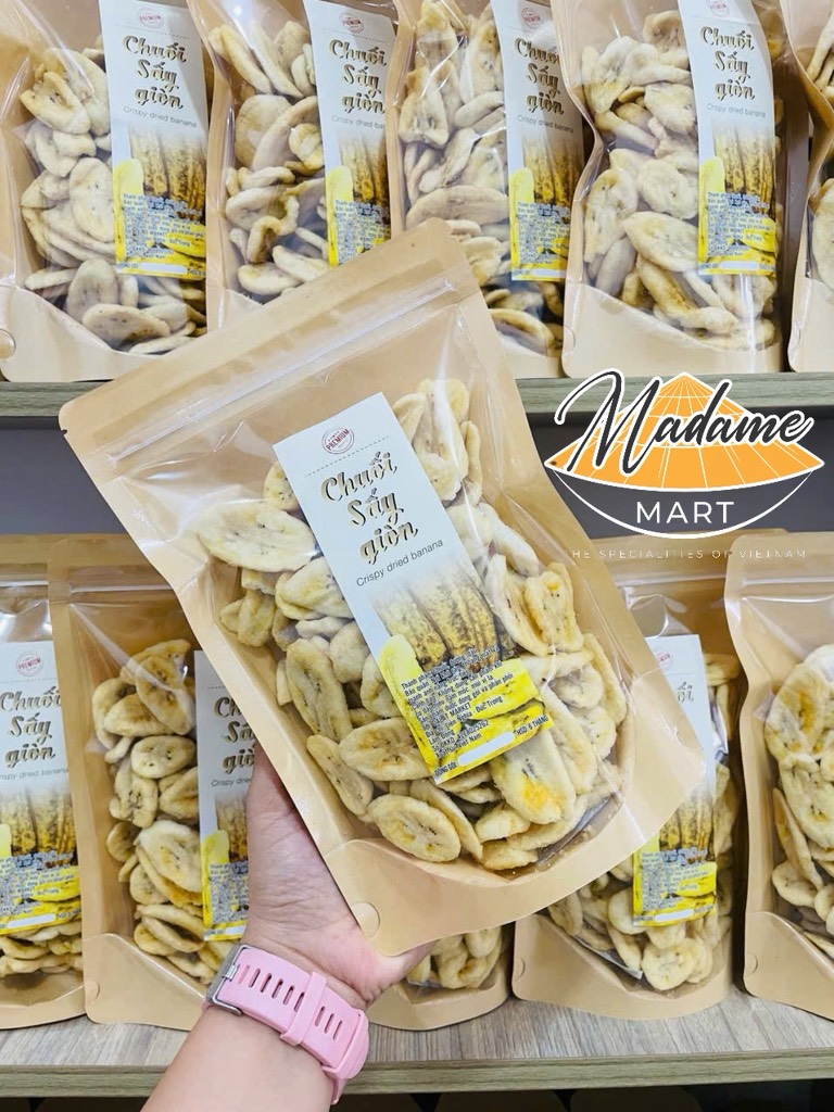 CHUỐI XIÊM SẤY GIÒN (Túi 500G)