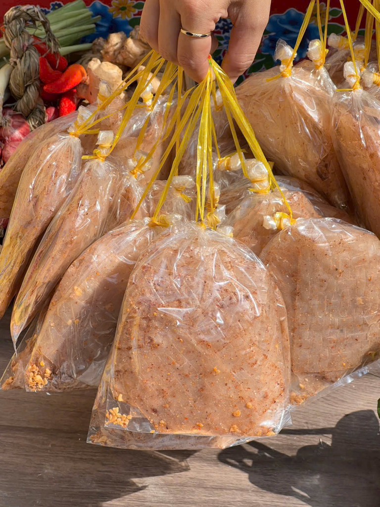 BÁNH TRÁNG SATE MUỐI TỎI (SET 10 BỊCH)