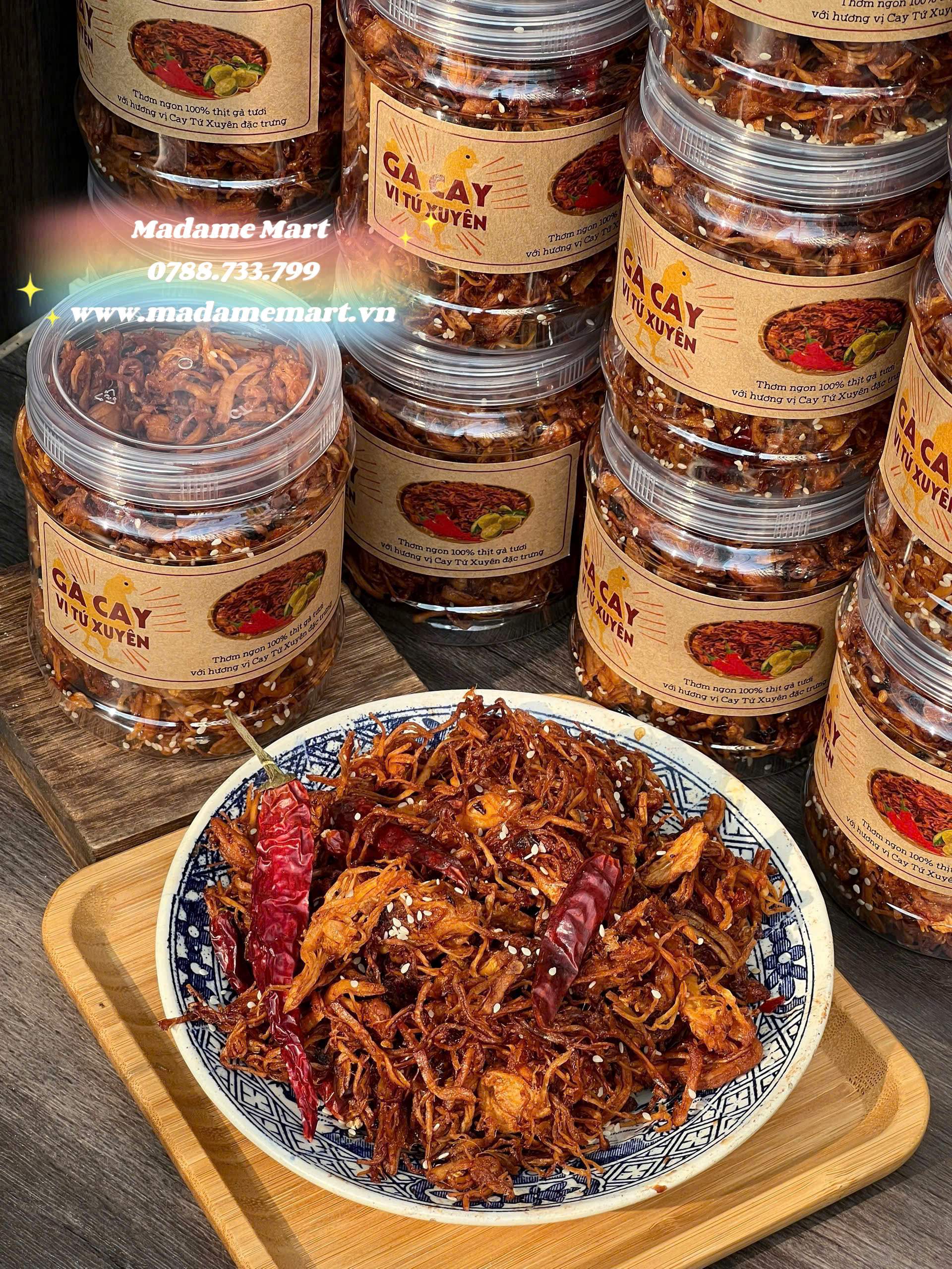 GÀ CAY TỨ XUYÊN (Hũ 300G)